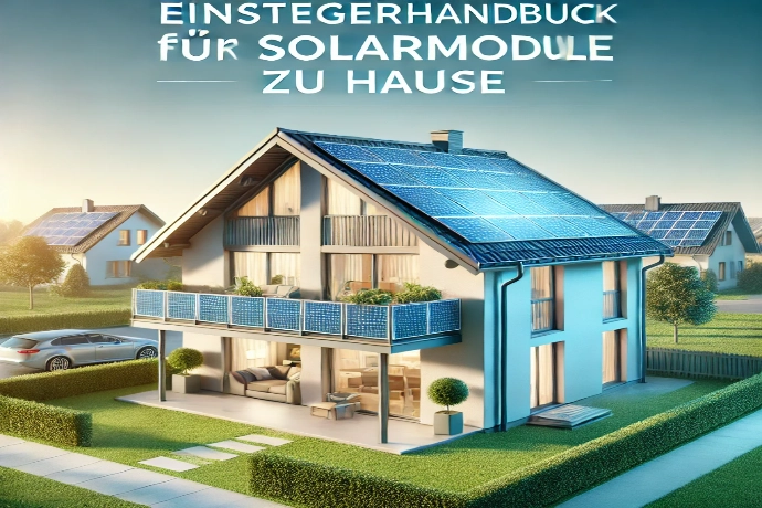 Einsteigerhandbuch für Solarmodule zu Hause